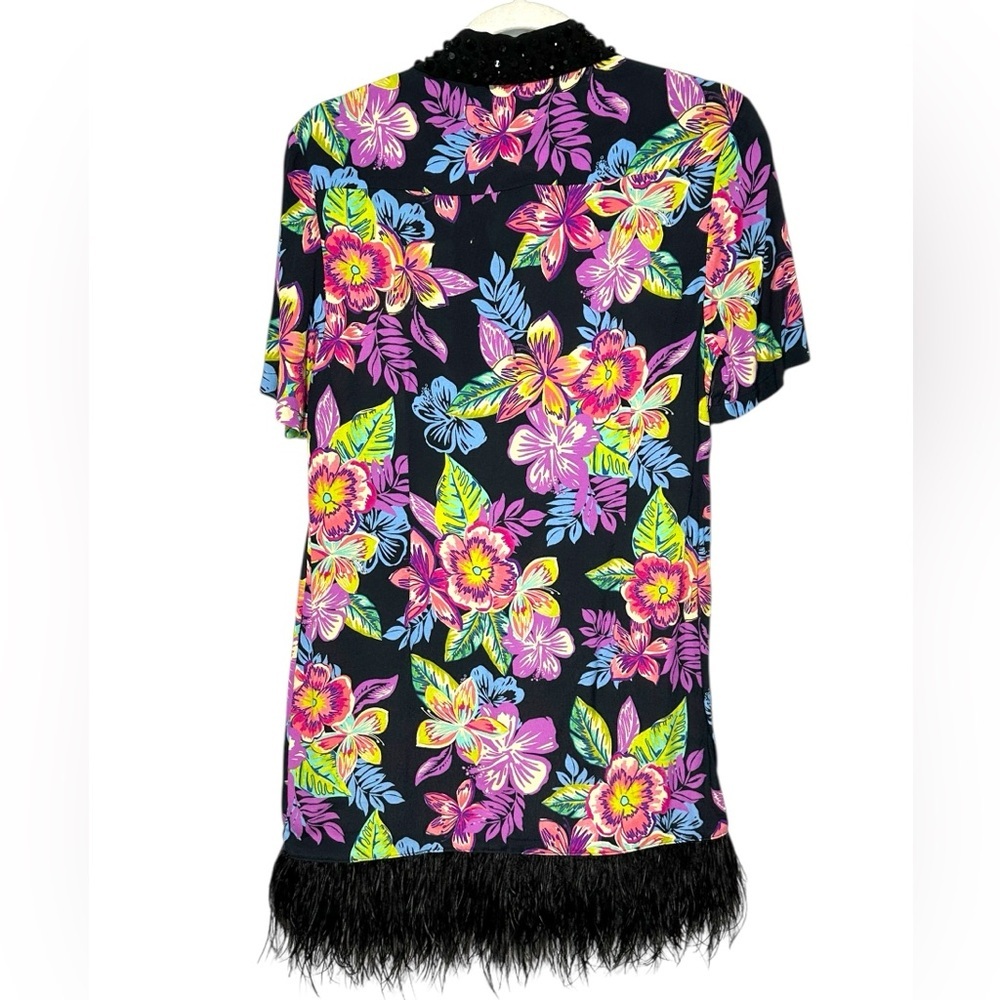 Le Superbe Palm Beach Silk-Trim Polo Dress - Picture 6 of 7
